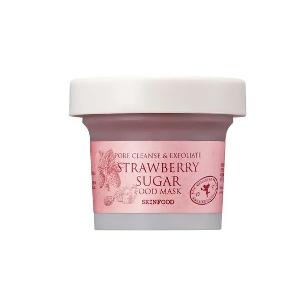 Masca de față cu căpșuni și zahăr, SKINFOOD, 120g
