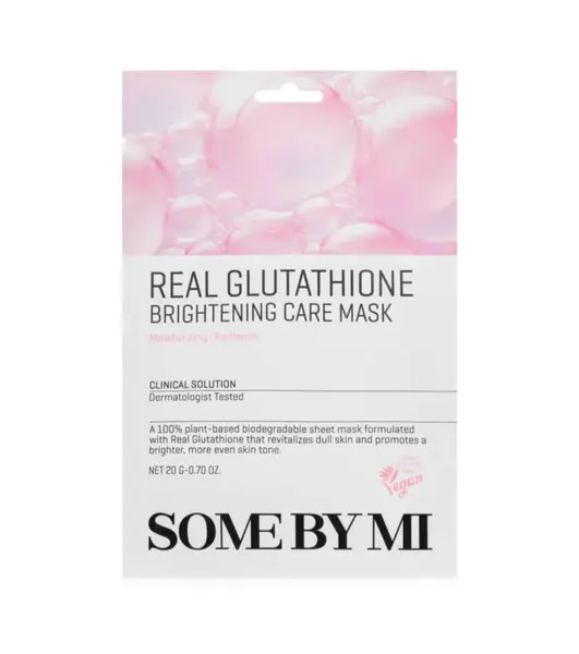 Mască de față pentru iluminare, Some By Mi, Real Care Mask Glutathione Brightening