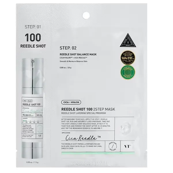 Masca de fata Reedle Shot 100, 1 bucata, VT Cosmetics