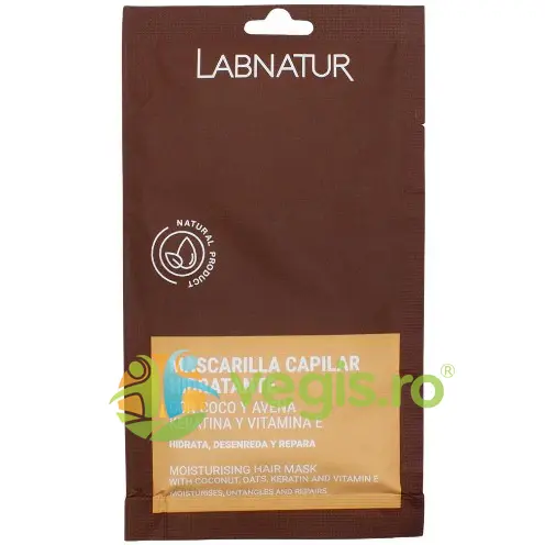 Masca de Par cu Keratina, Cocos si Ovaz 20ml