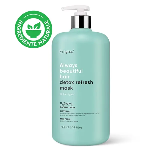 Mască detoxifiantă și revitalizantă pentru păr ERAYBA ABH De