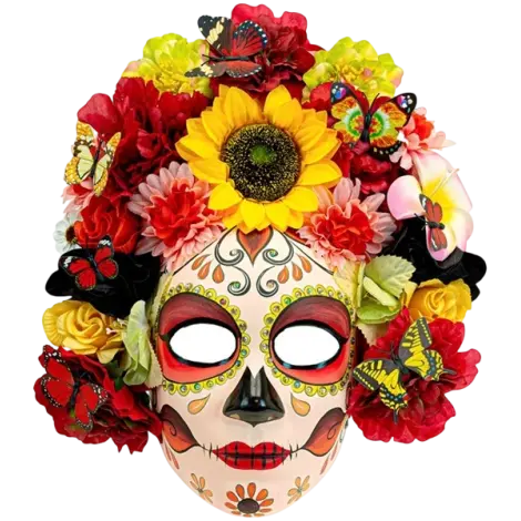 Masca dia de los muertos deluxe