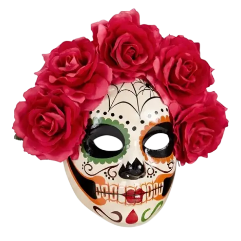 Masca dia de los muertos roz