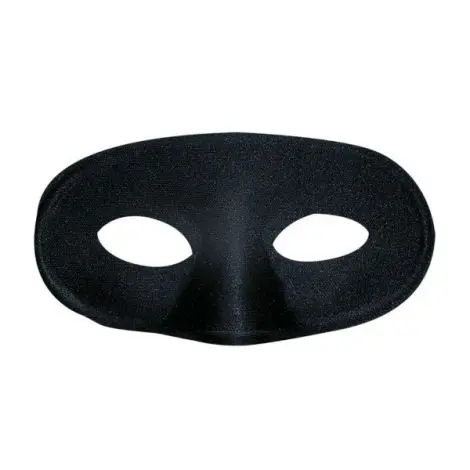 Masca domino copil neagra