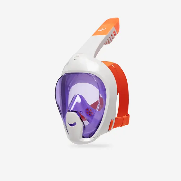 Mască Easybreath de suprafață XS/Copii (6-10 ani) CU HUSĂ MOV Sticlă fumurie