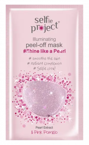 Masca exfolianta iluminanta Galaxy Shine Like A Pearl, 12ml, Selfie Project