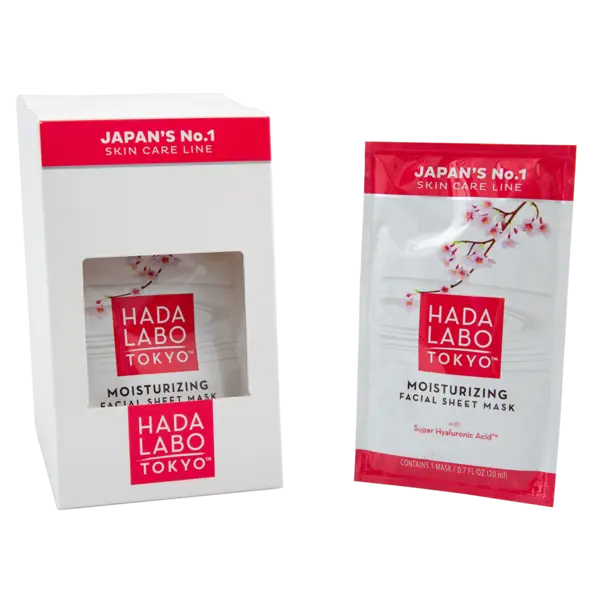 Masca faciala hidratanta sub forma de servetel cu Super Acid Hyaluronic, 20ml, Hada Labo