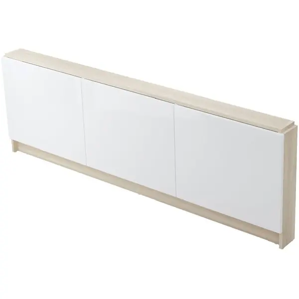 Masca frontala cada Cersanit Smart, 170 cm, cu depozitare, alb
