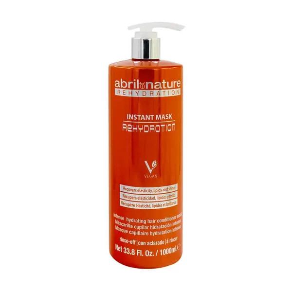 Masca hidratare intensa pentru par uscat sau cret Rehydration Nutrition Abril et Nature, 1000 ml