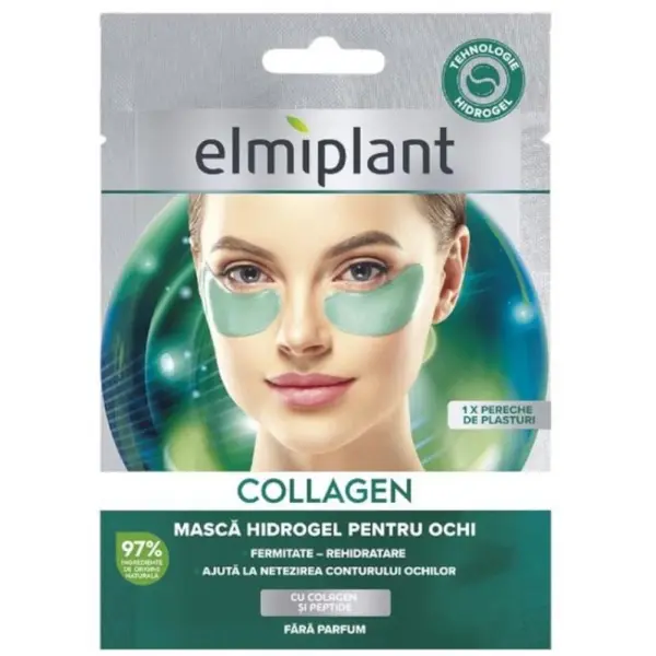 Masca Hidrogel pentru Ochi cu Colagen, Elmiplant