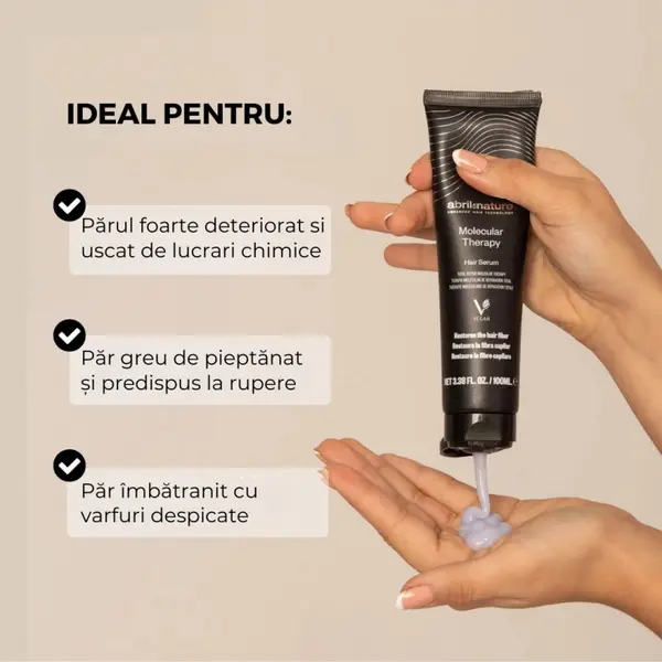 Masca leave-in reparare si umplere a firelor de par Molecular Therapy Abril et Nature, 10 ml