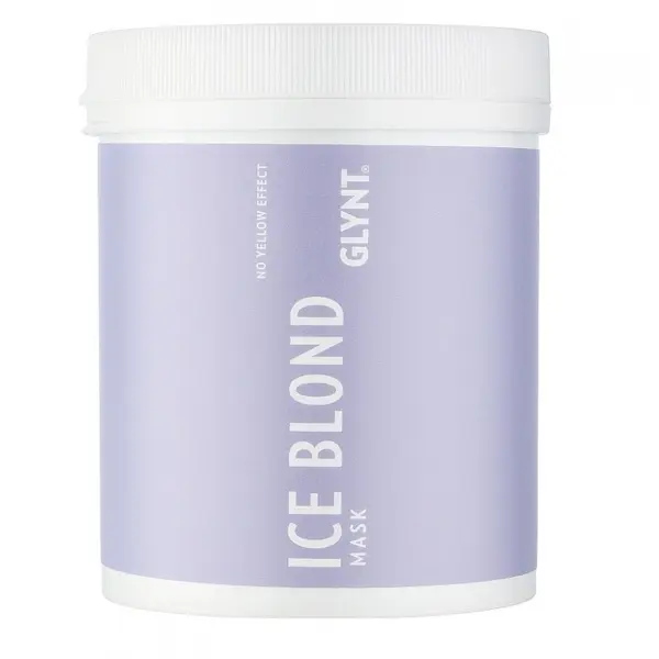 Masca nuantatoare anti yellow pentru par blond Ice Blond Glynt, 1000 ml