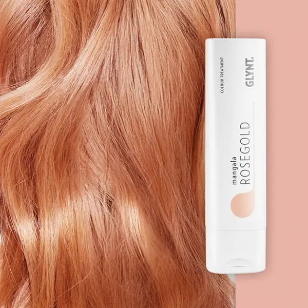 Masca nuantatoare pentru nuante calde de blond Rosegold Mangala, 200 ml