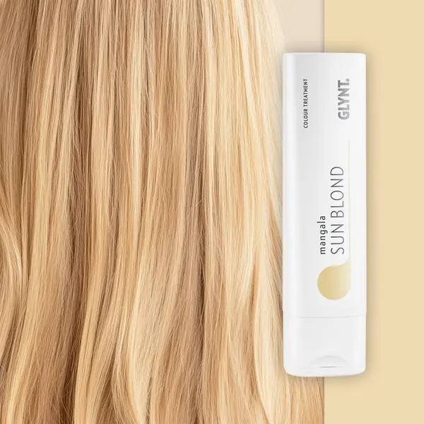 Masca nuantatoare pentru nuante calde de blond Sun Blond Mangala, 200 ml