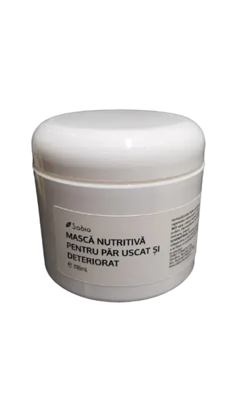Masca nutritiva pentru par uscat si deteriorat, 118ml, Sabio