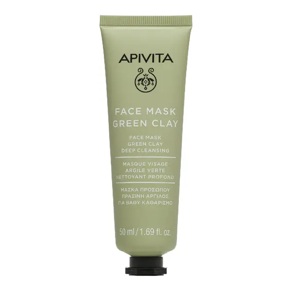 Masca pentru curatare cu argila verde, 50 ml, Apivita