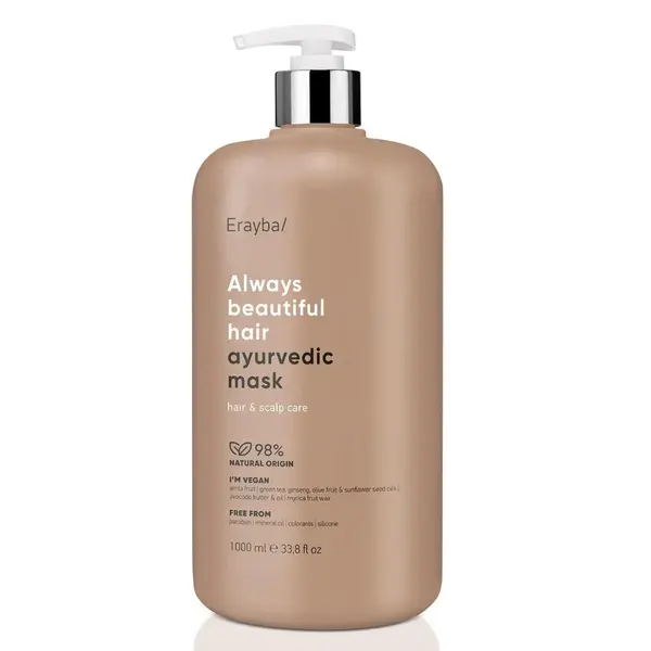 Masca pentru Ingrijirea parului si scalpului, ABH Ayurvedic Mask, 1000 ml, Erayba