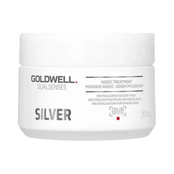 Masca pentru par blond Goldwell Dualsenses Silver 60sec Treatment 200ml