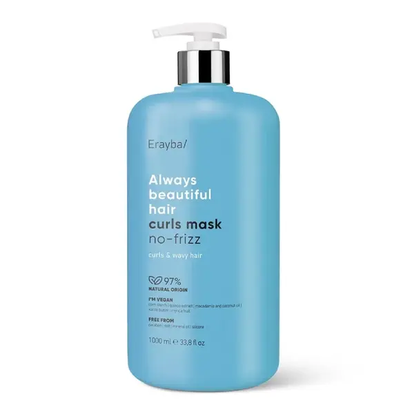 Masca pentru par cret ABH Curls No-frizz, 1000ml, Erayba