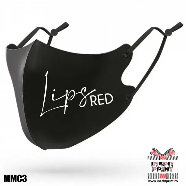 Masca personalizata Lips red MMC3