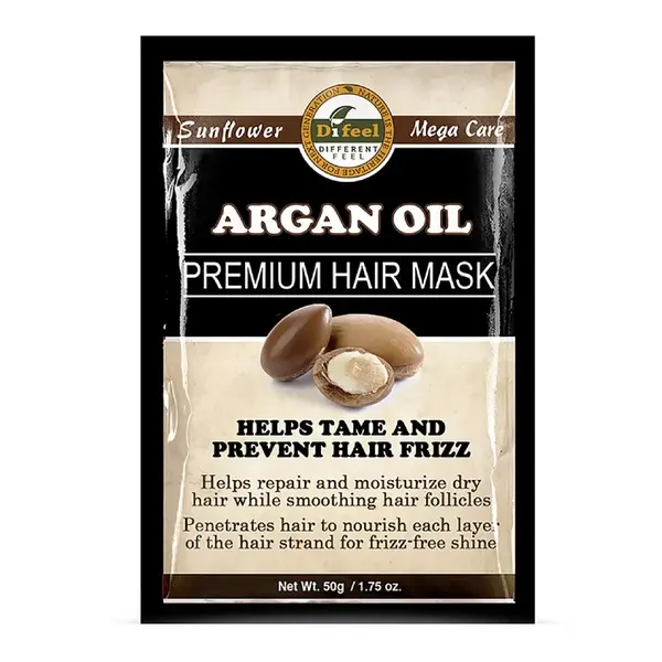 Masca premium pentru par cu ulei de Argan, 50g, Difeel