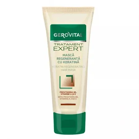 Masca regeneranta cu keratina – Gerovital Tratament Expert, 150 ml
