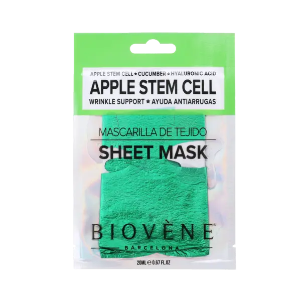 Masca servetel cu celule stem din mar si acid hialuronic Wrinkle Support, 20ml, Biovene
