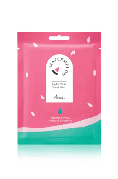 Masca servetel cu pepene rosu Watermelon Hydro Vital, 23ml, Ariul