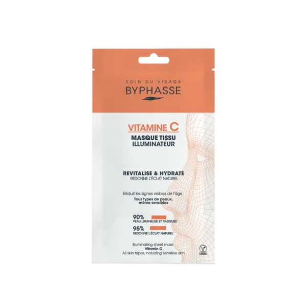 Masca servetel iluminatoare cu vitamina C, 18ml, Byphasse