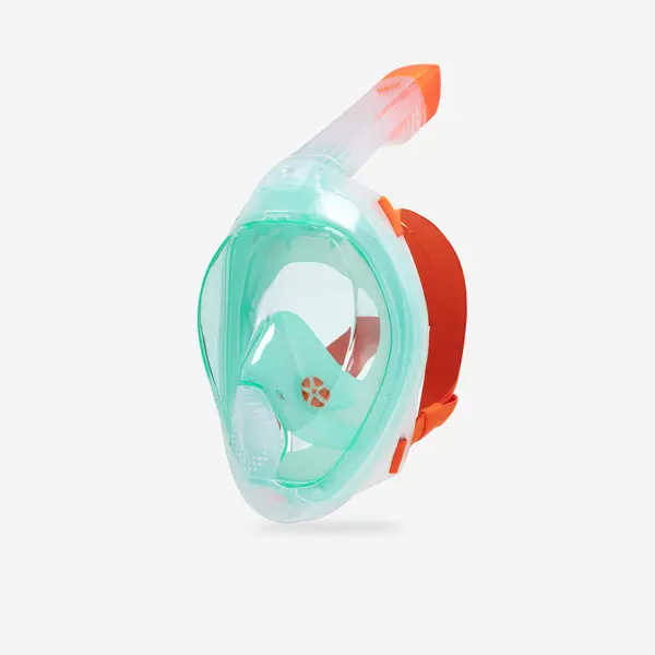 Mască snorkeling de suprafață Easybreath + cu valvă acustică.(>10ani) VERDE
