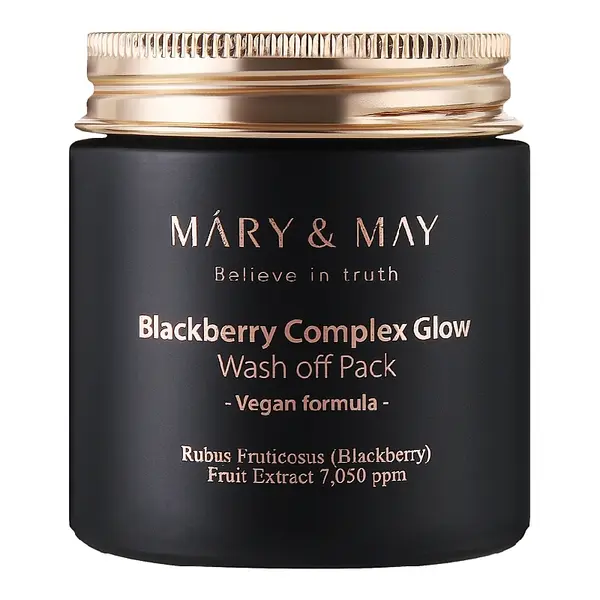 Masca tip wash-off cu extract de mure, 125g, Mary and May