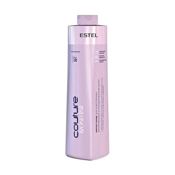 Masca-toner pentru parul blond si decolorat /56 BLOND BAR ESTEL HAUTE COUTURE, 1000 ml