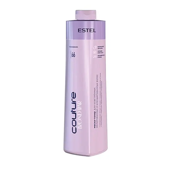 Masca-toner pentru parul blond si decolorat /66 BLOND BAR ESTEL HAUTE COUTURE, 1000 ml