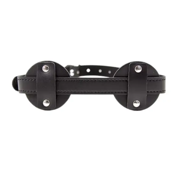 Mască TOYZ4LOVERS Blindfold Patch, pentru jocuri erotice BDSM, din piele artificială, mărime ajustabilă, culoare negru