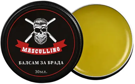 Mascullino Balsam de barbă, Aqua, 30 ml