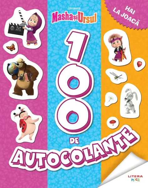 Masha si Ursul. 100 de autocolante. Hai la joaca