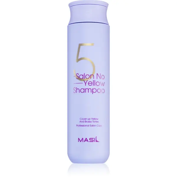 MASIL 5 Salon No Yellow sampon violet neutralizeaza tonurile de galben 300 ml