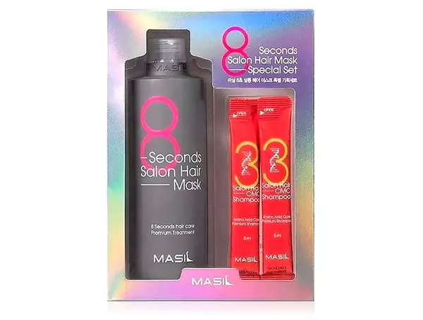 Masil - 8 Second Hairdressing Hair Mask Set, 350ml + 2 x 8ml