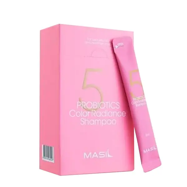 Masil - Șampon stick pentru protecția culorii, 5 Probiotics Color Radiance, 8ml, 20 buc