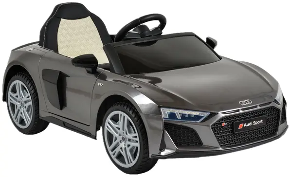 Mașină cu baterie Audi - R8 Spyder, gri metalizat
