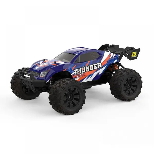 Masina cu telecomanda JIUSI MT14R 4WD, 1:14, motor fara perii 2845 3600 KV, 2.4G, viteza maxima 80km/h, acumulator 11.1V 2200 mAh 3S 35C, autonomie ~26 min