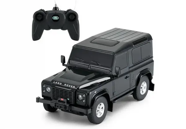 Masina cu Telecomanda Land Rover Defender Negru, Scara 1:24