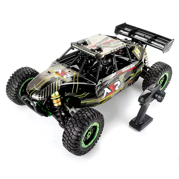 Masina cu Telecomanda Profesionala NSR 5XL-E 1:5 Rosie - 4x4 Off Road, Motor Puternic, 80 km/h, Baterie LiPo 7000mAh 4S + Incarcator SKYRC, Complet Echipata Gata de Joaca