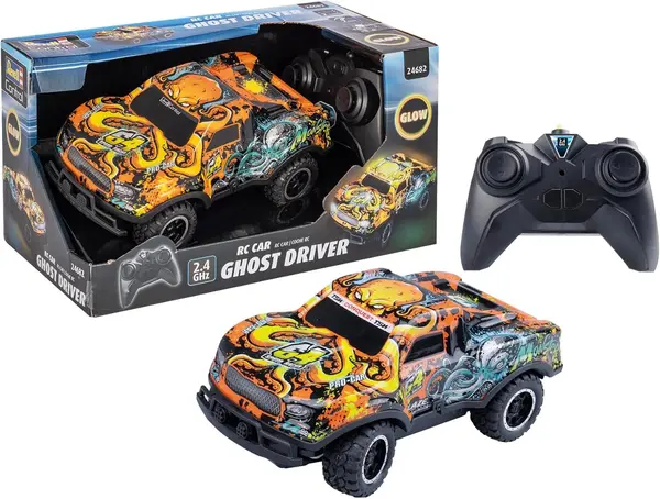 Mașină cu telecomandă Revell - Ghost Driver, 1:22, portocaliu