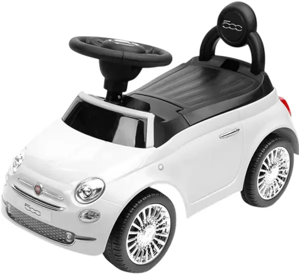 Mașină de călărit Caretero Toyz - Fiat 500, alb