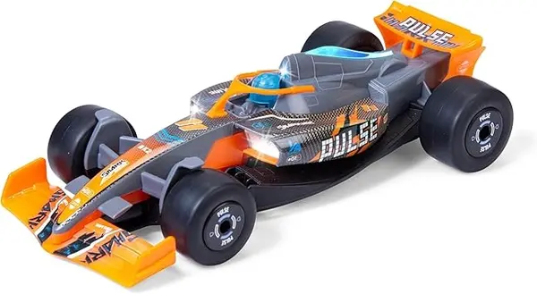 Mașină de curse Dickie Toys – Formula Racer, echipa PULSE, 23 cm