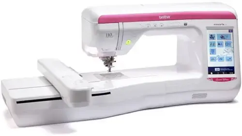 Masina de cusut Brother V3 limited edition V3LEVK1, 227 Broderi, 1050 Imp/min, Iluminare LED, Ecran LCD (Alb)