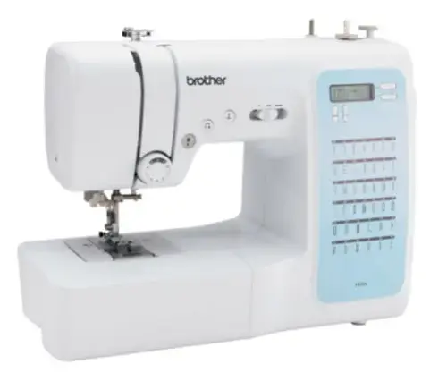 Masina de cusut computerizata Brother FS40S, 40 cusaturi, ecran LCD, 850 imp/min (Alb)