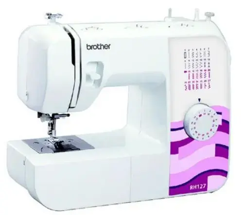 Masina de cusut electromecanica Brother RH127, 27 Cusaturi, 850 Imp/min (Alb)