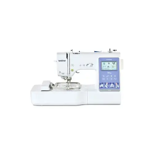 Masina de cusut si brodat Brother Innov-is M380D, 135 modele broderii, 65 modele Disney, 181 cusaturi utilitare si decorative (Alb)